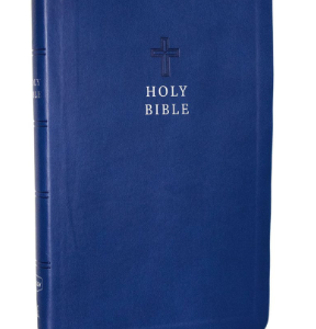 KJV Blue Imitation Leather Value Ultra Thinline Bible Comfort Print