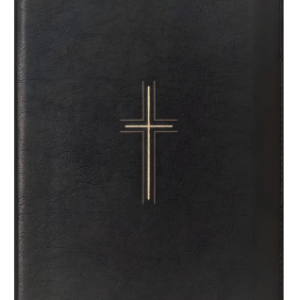 NLT Black Cross Imitation Leather with Zip Filament Thinline Ref Bible Large Print Red Letter