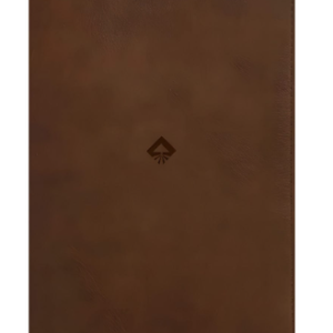 NLT Rustic Brown Imitation Leather Filament Student Life Application Bible Red Letter