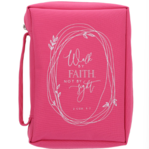 Walk by Faith Not by Sight Polyester Bible Bag