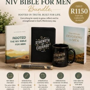 NIV Bible for Men Strength & Courage Bundle