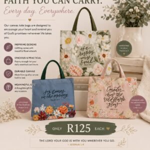 Faith You Can Carry Floral Canvas Tote Bag