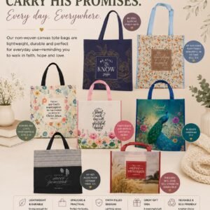Carry His Promises Non-Woven Tote Bag