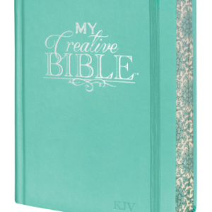 KJV Aquamarine Faux Leather Hardcover My Creative Bible