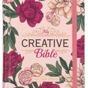 KJV Pink Floral Hardcover My Creative Bible